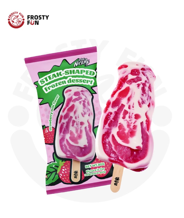 Steak-Shaped Frozen Dessert