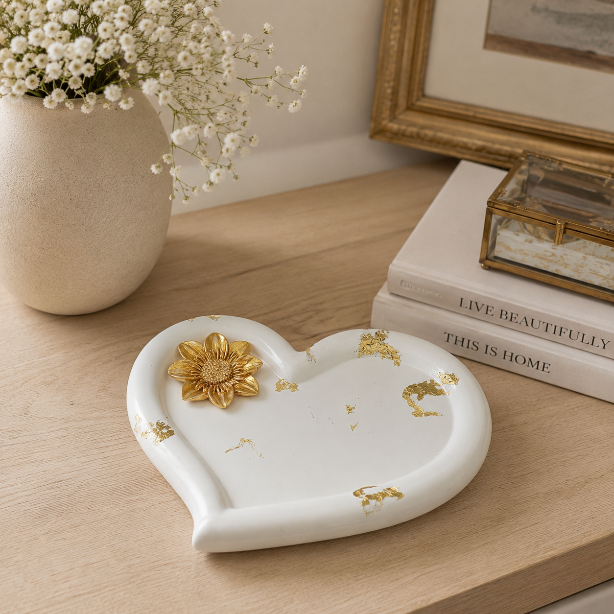 Heart-Shaped Trinket Dish