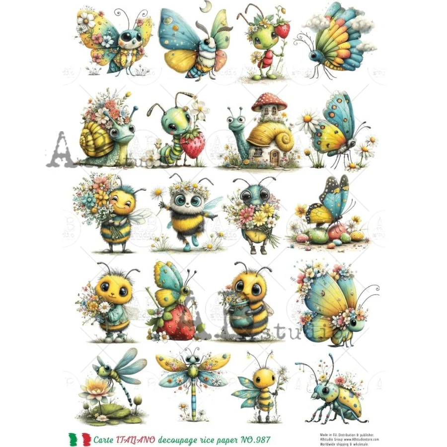 Carte Italiano Garden Friends Collection