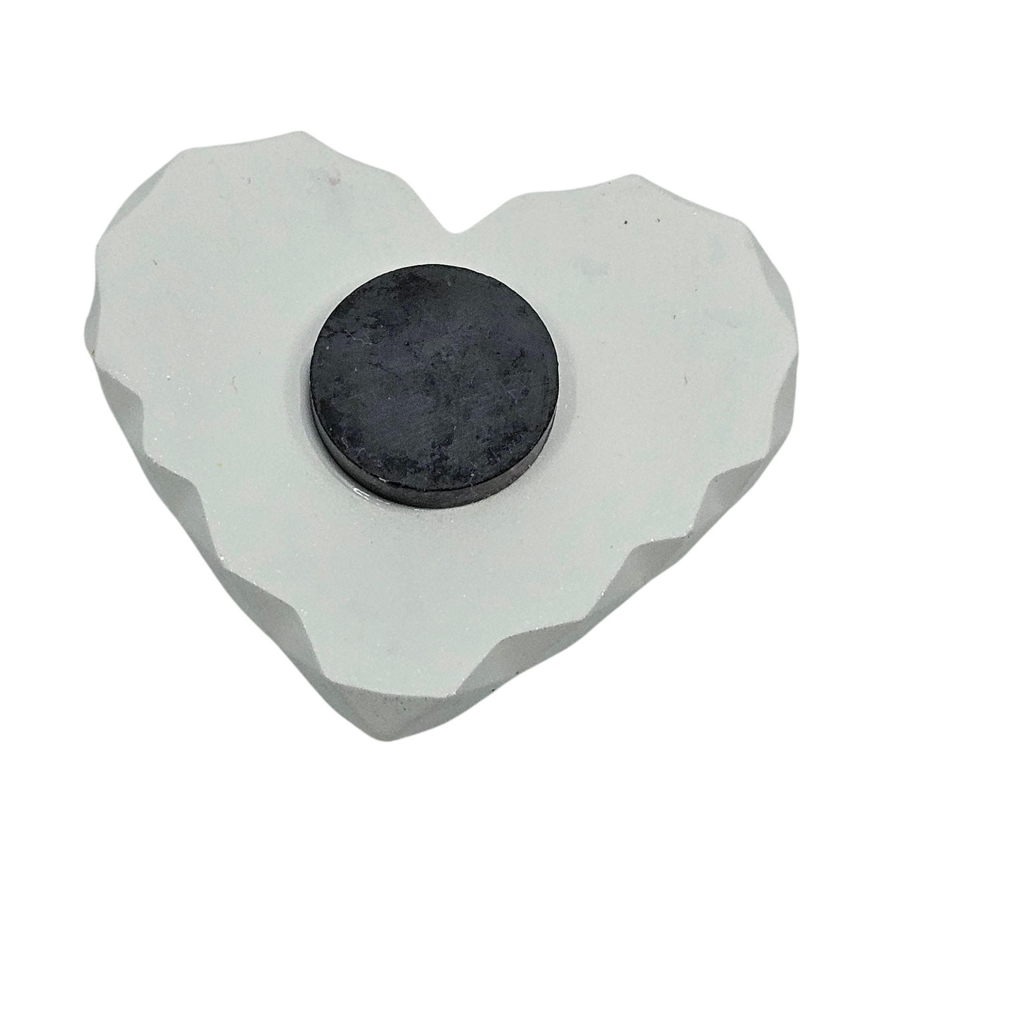 Heart Eco Resin Fridge Magnet Handmade Cottagecore Decor