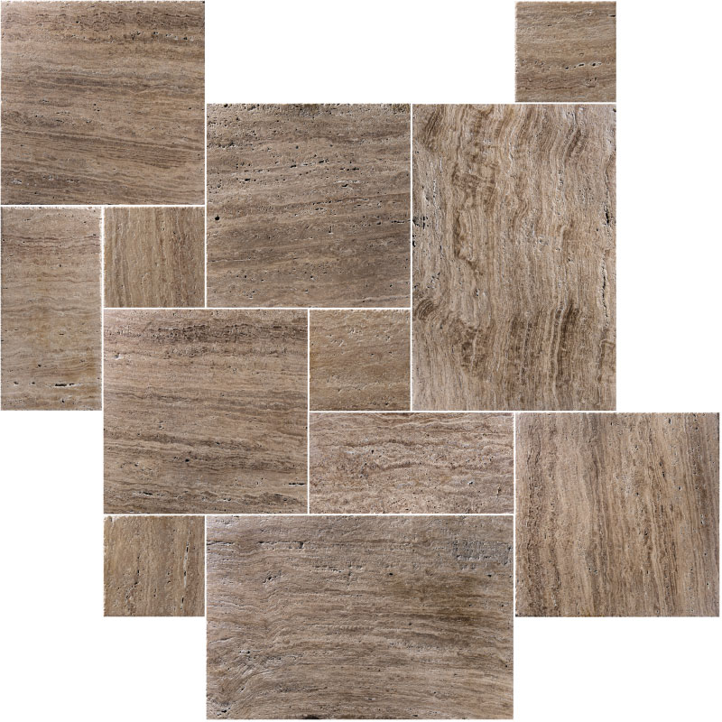 Travertine Mosaic Floor Tile