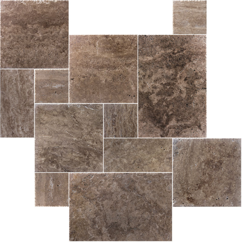 Rustic Travertine Tile Set