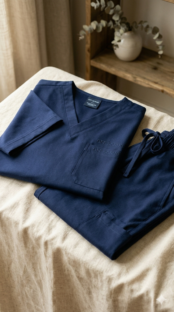 Navy Blue Medical Scrubs