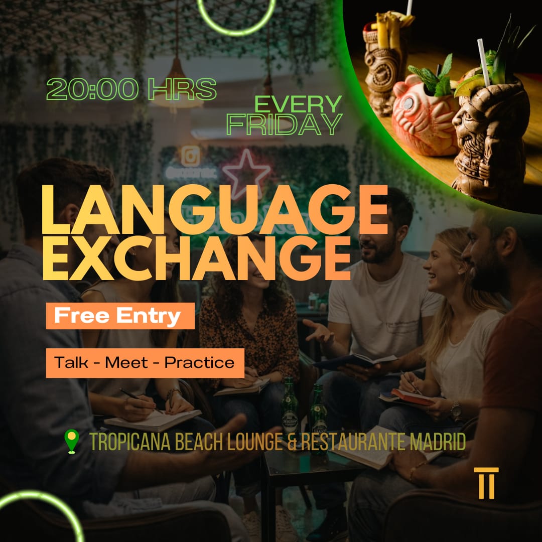 🌟 Intercambio de Idiomas – Cerca de Plaza Mayor – Gratis 🏛️