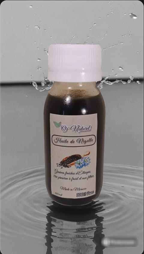Huile de Nigelle 100% Pur, Fraiche et non filtrée