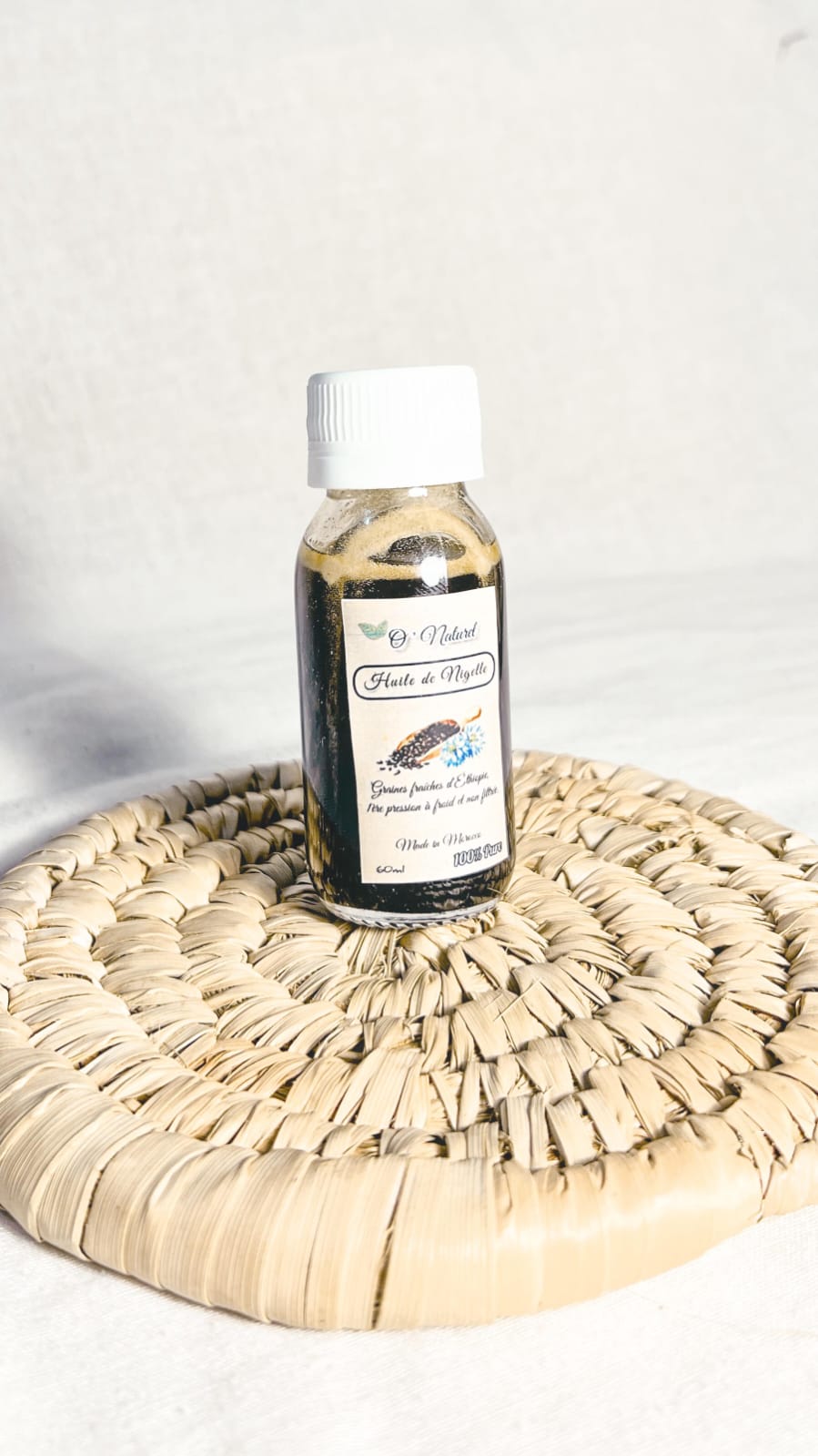 Huile de Nigelle 100% Pur, Fraiche et non filtrée