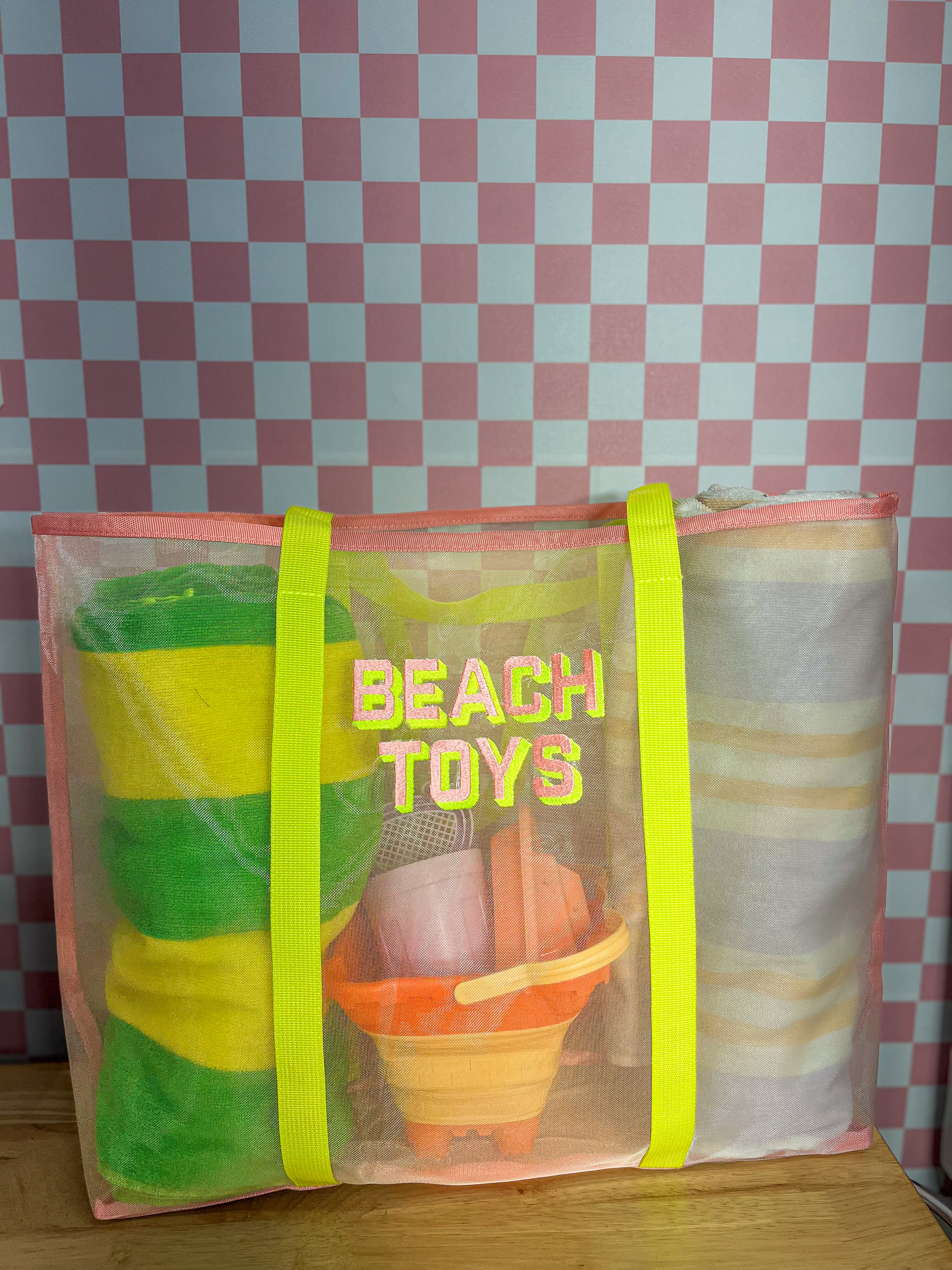 Embroidered Beach Bag