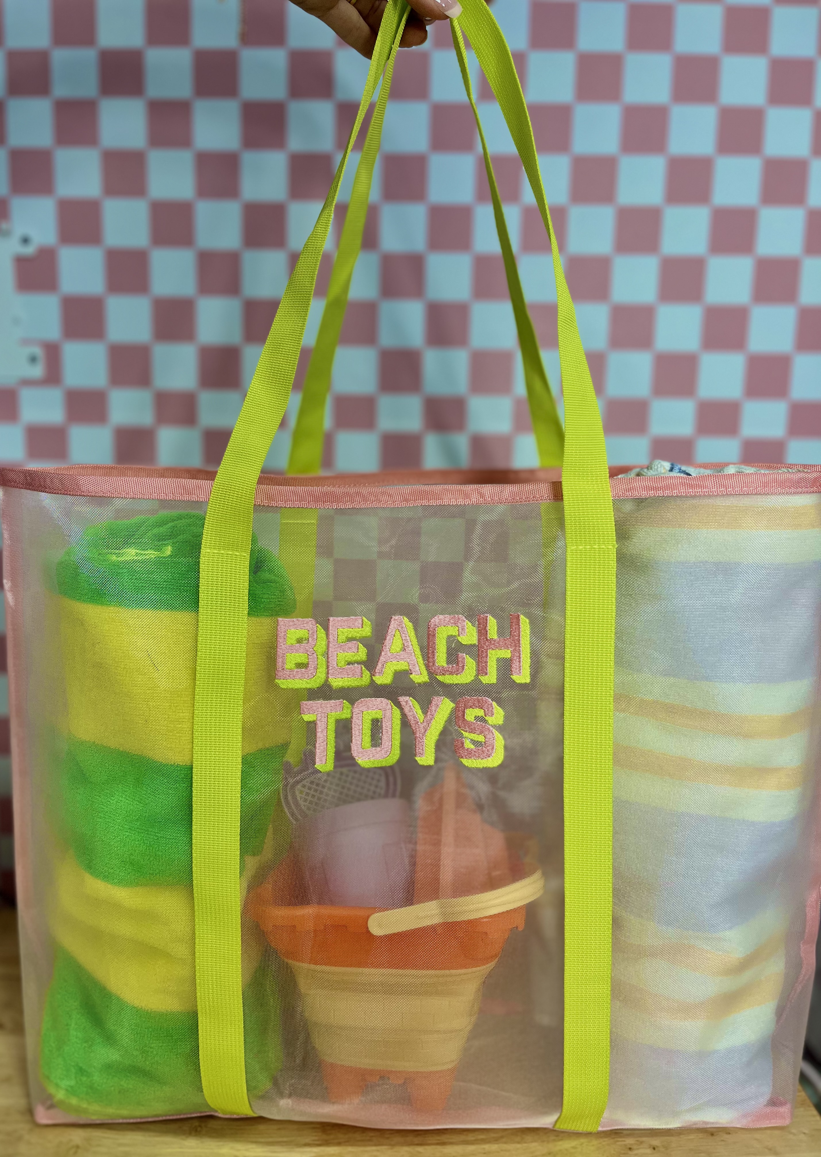 Embroidered Beach Bag