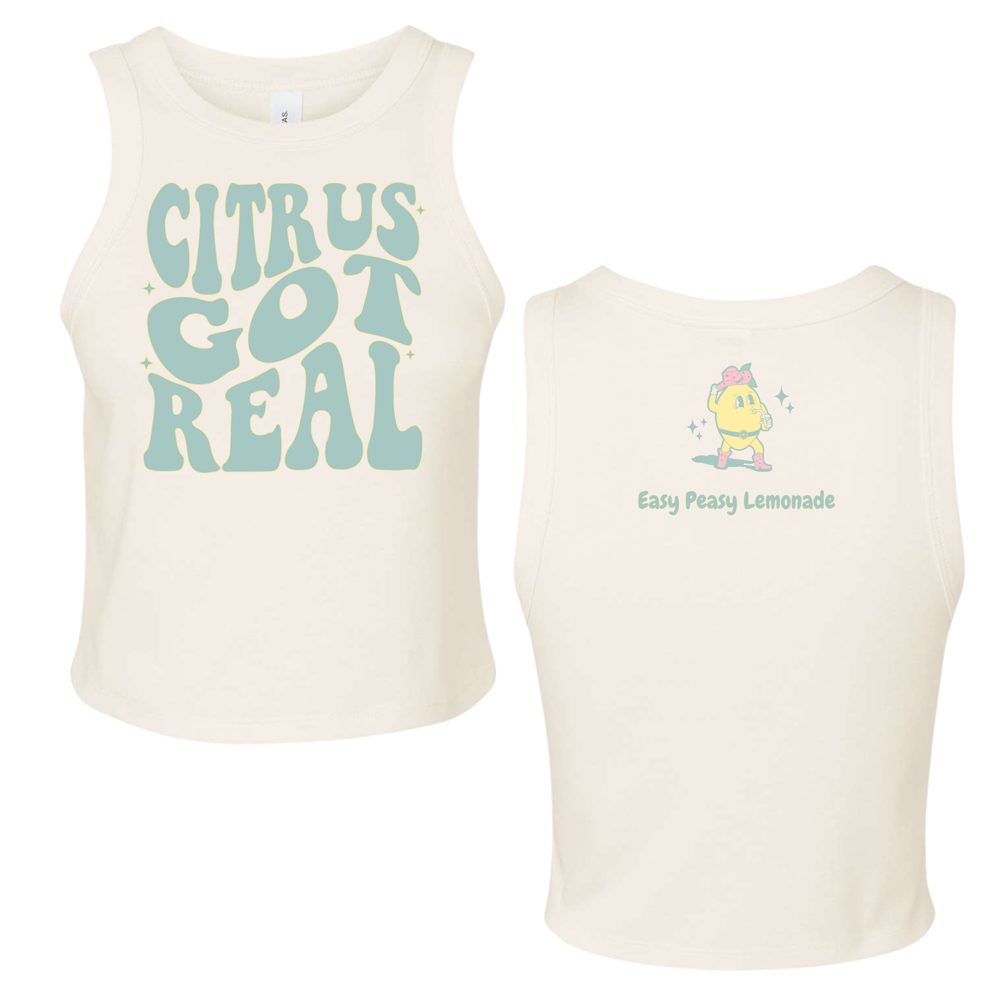 Bella & Canvas Micro Rib Racer Tank - Ivory