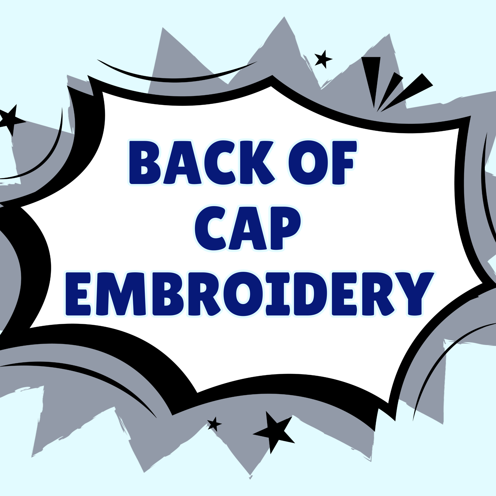 Back of Cap Embroidery