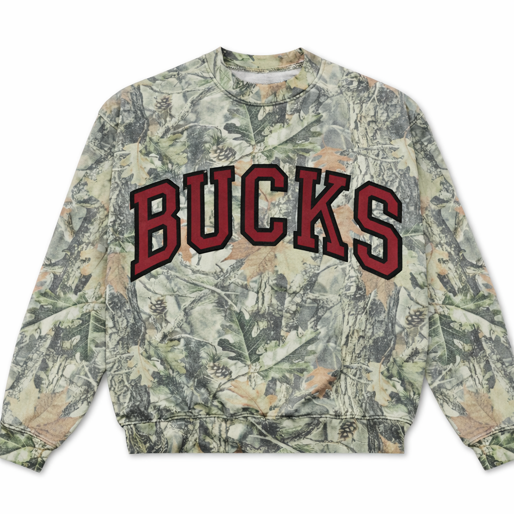 Custom Camo Crewneck