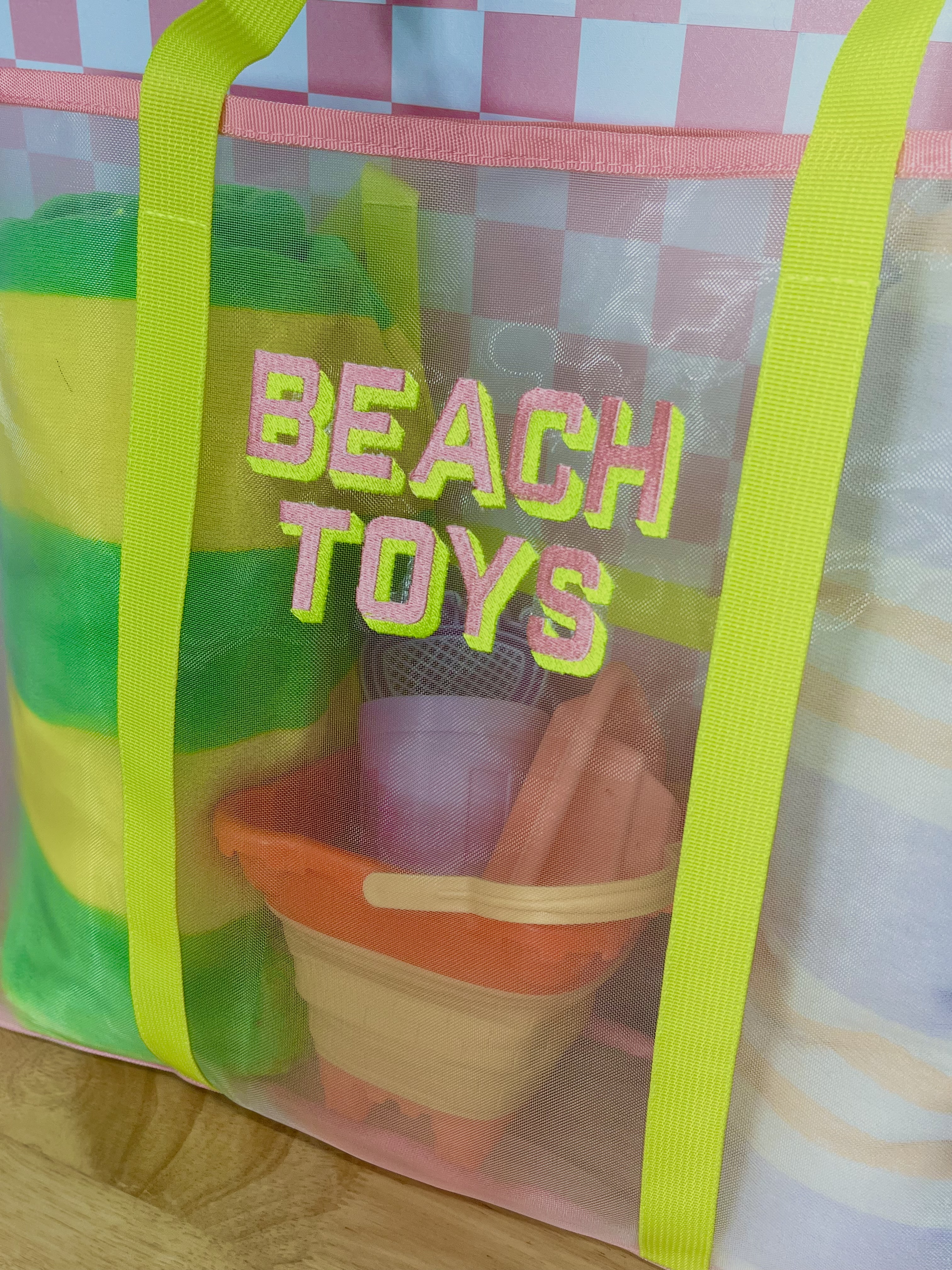 Embroidered Beach Bag