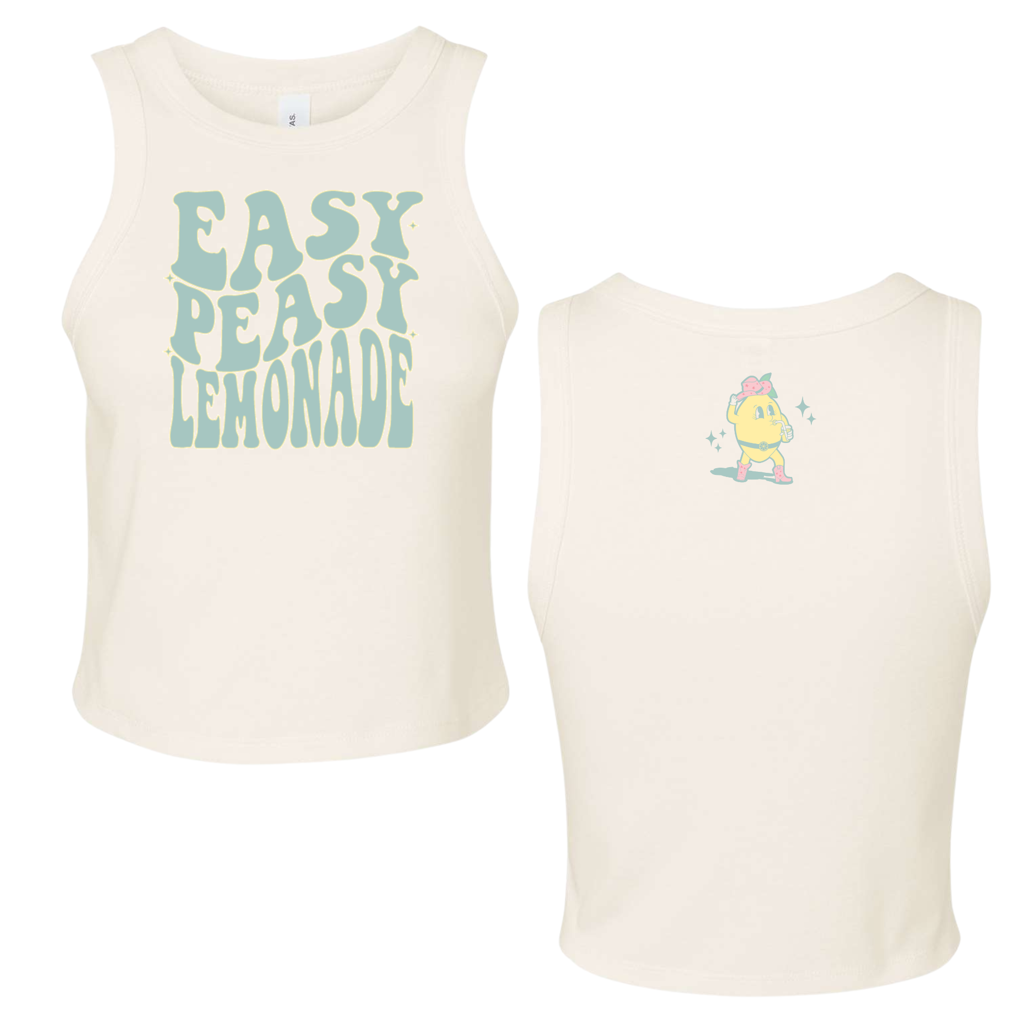 Bella & Canvas Micro Rib Racer Tank - Ivory