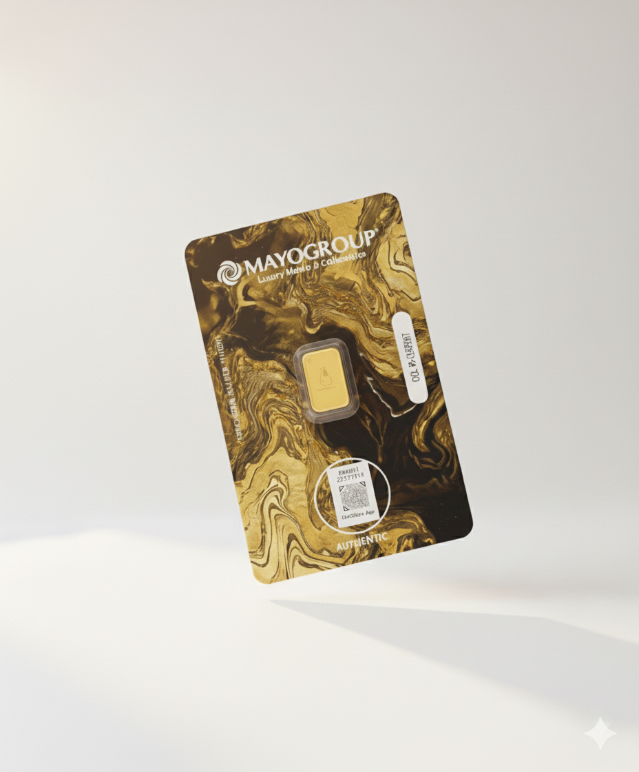 Lingote de Oro 1,0 gramo – Ley 999 (24K) | MayoGroup S.A.S.