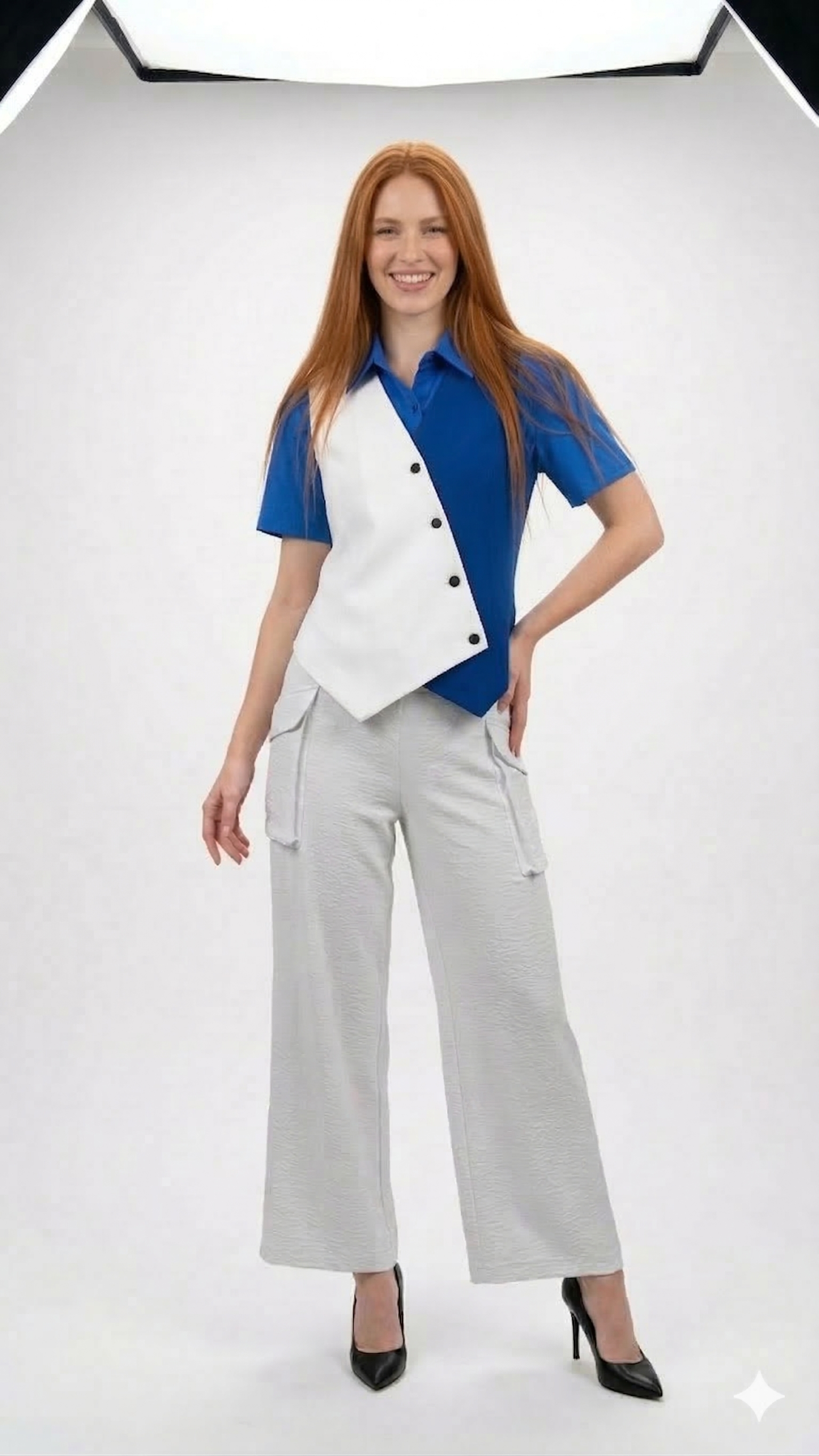 Chaleco bicolor A. rey 