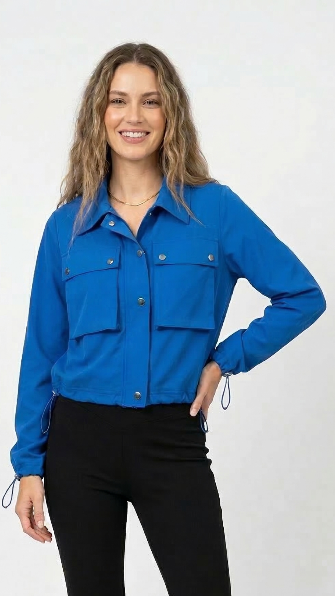 Chamarra doble falso 