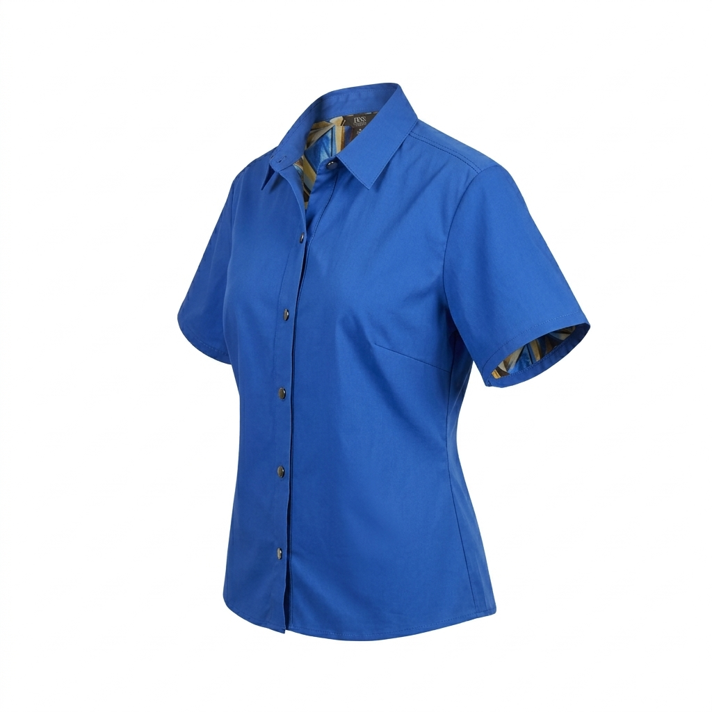 Blusa doble espalda azul rey 