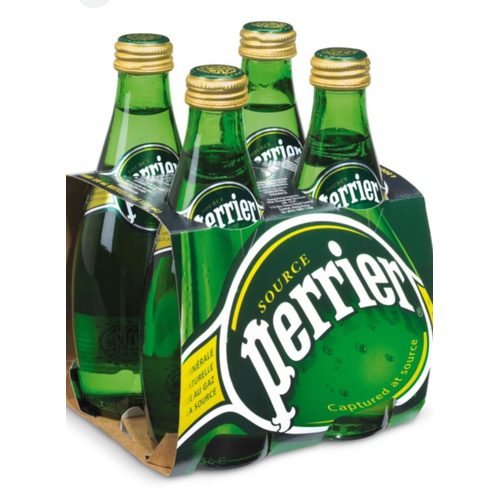 Agua Mineral Natural con Gas Perrier (Pack de 4)