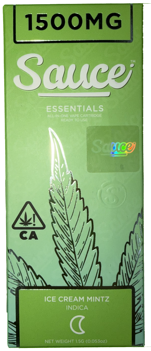 Sauce Essentials Ice Cream Mintz Vape Cartridge