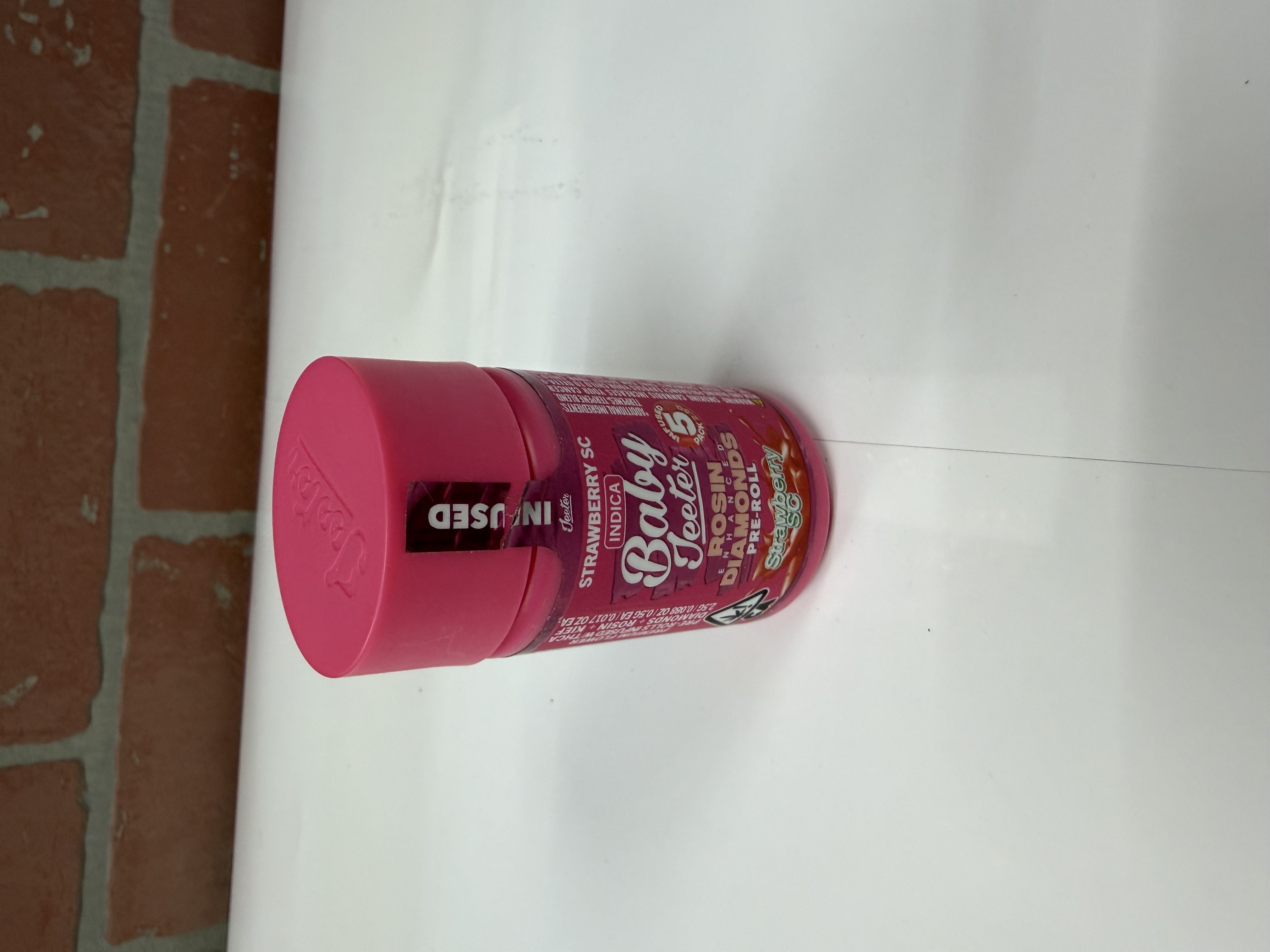 Baby Jeeter Strawberry SC Pre-Rolls