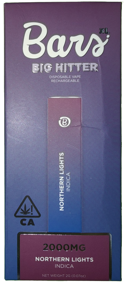 Bars XL Northern Lights Vape Cartridge