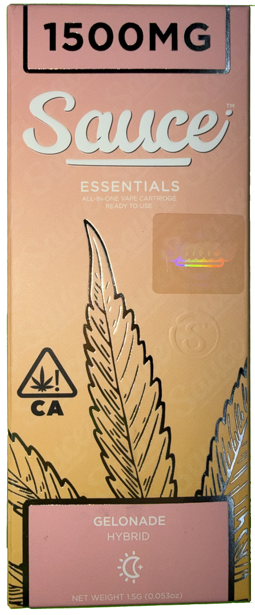 Sauce Essentials Gelonade Vape Cartridge