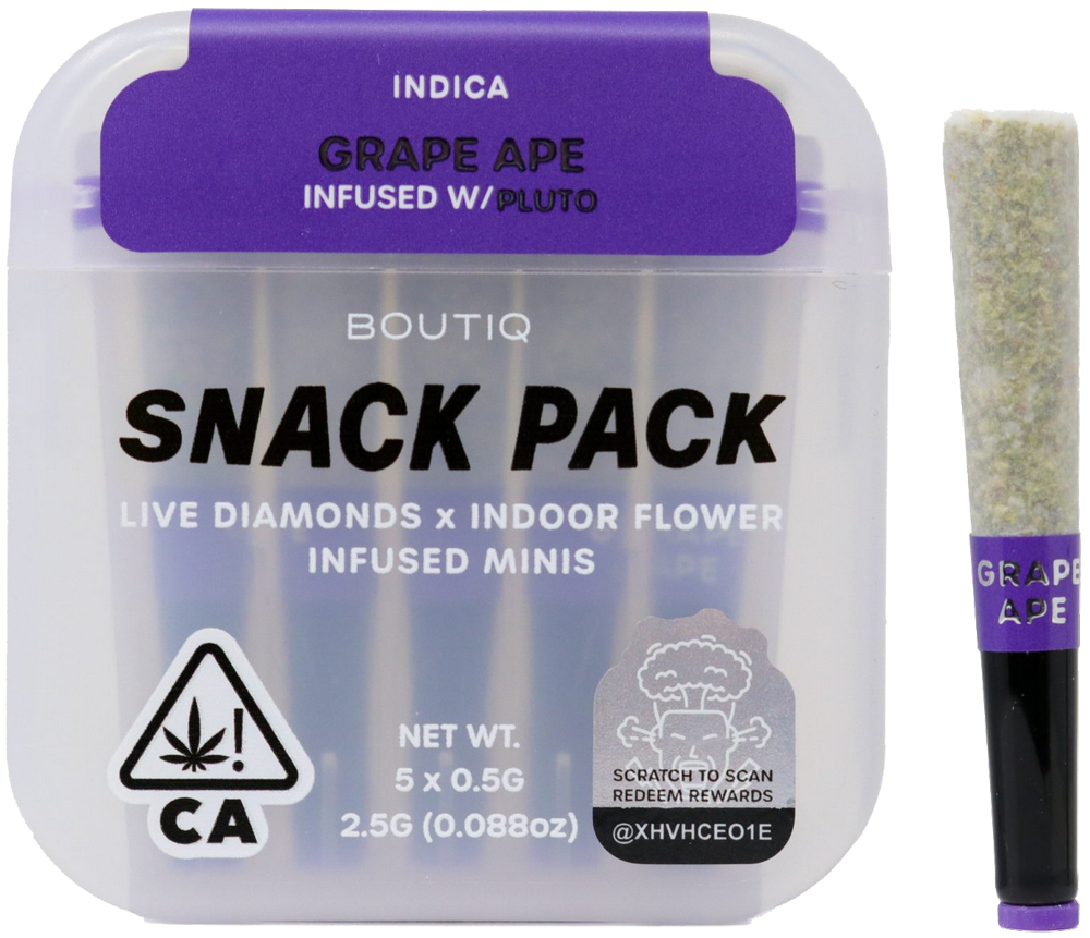 Boutiq Snack Pack (2.5g) – Grape Rape - Cali Canna