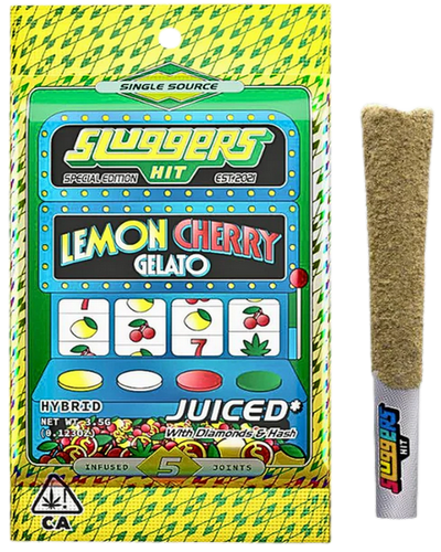 Sluggers Lemon Cherry Gelato Juiced Pre-Rolls
