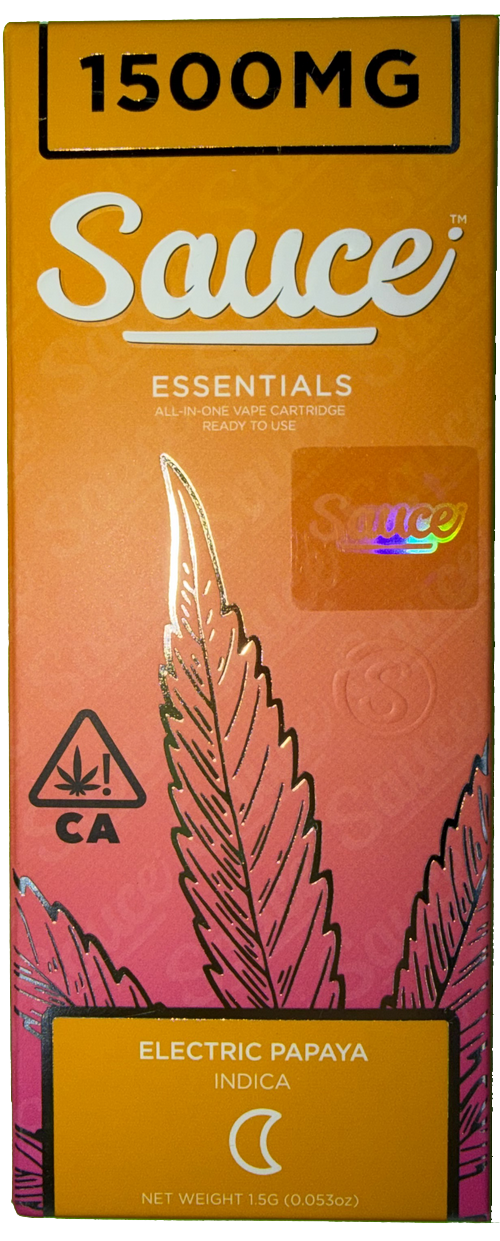 Sauce Essentials Electric Papaya Vape Cartridge