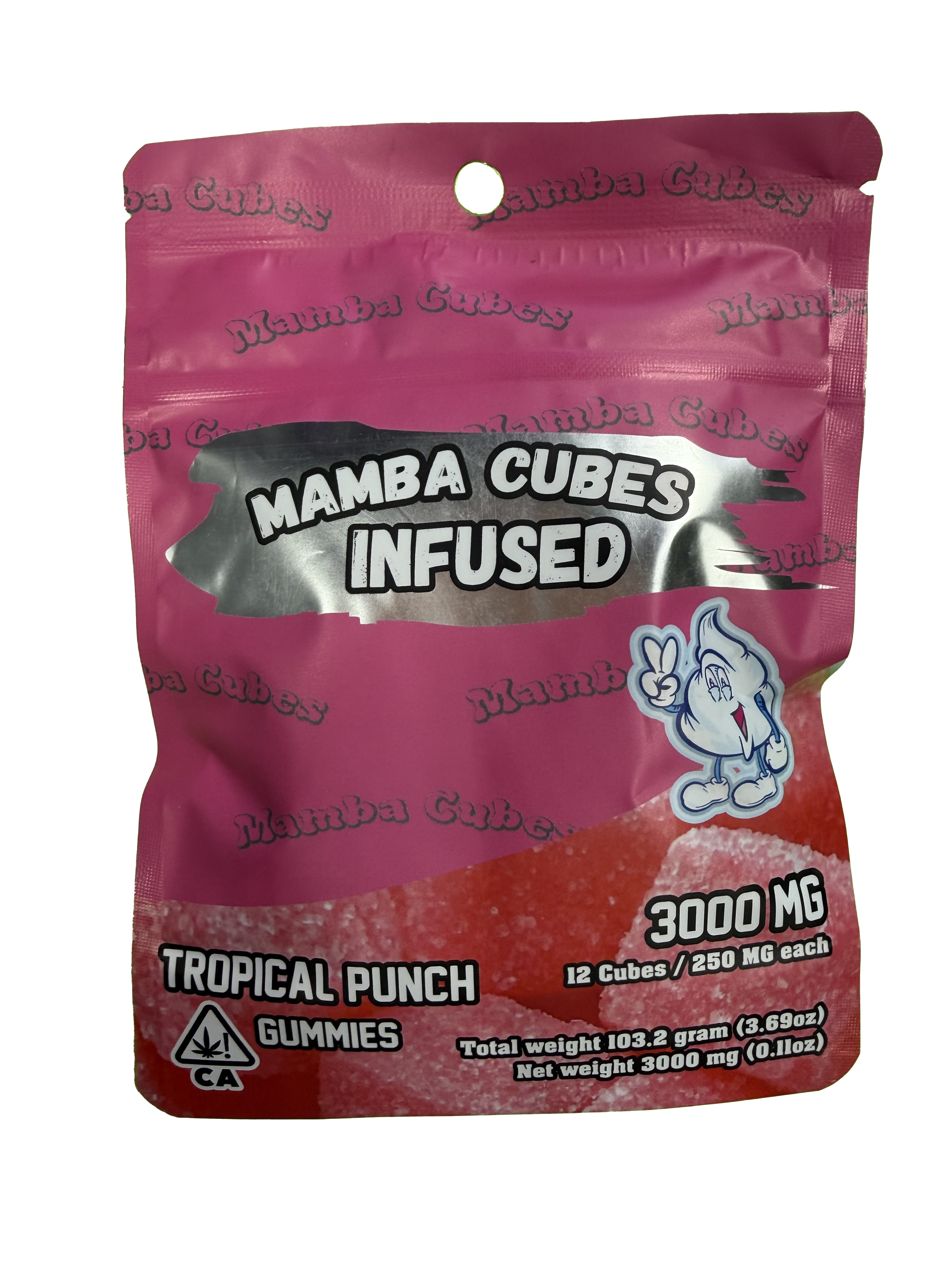 MAMBA Tropical Punch Cubes Gummies