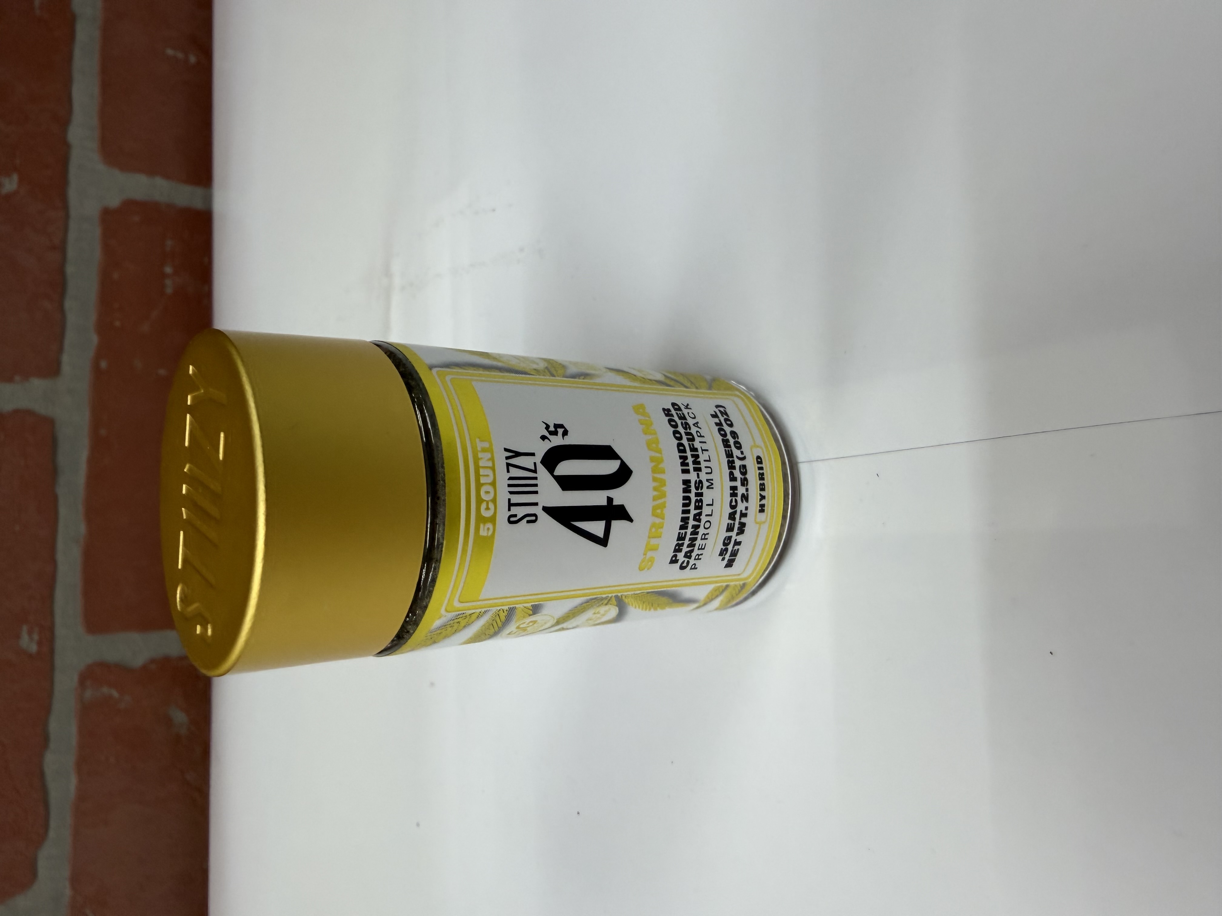 STIIIZY 40’s Strawnana Cannabis Infused Pre-Rolls