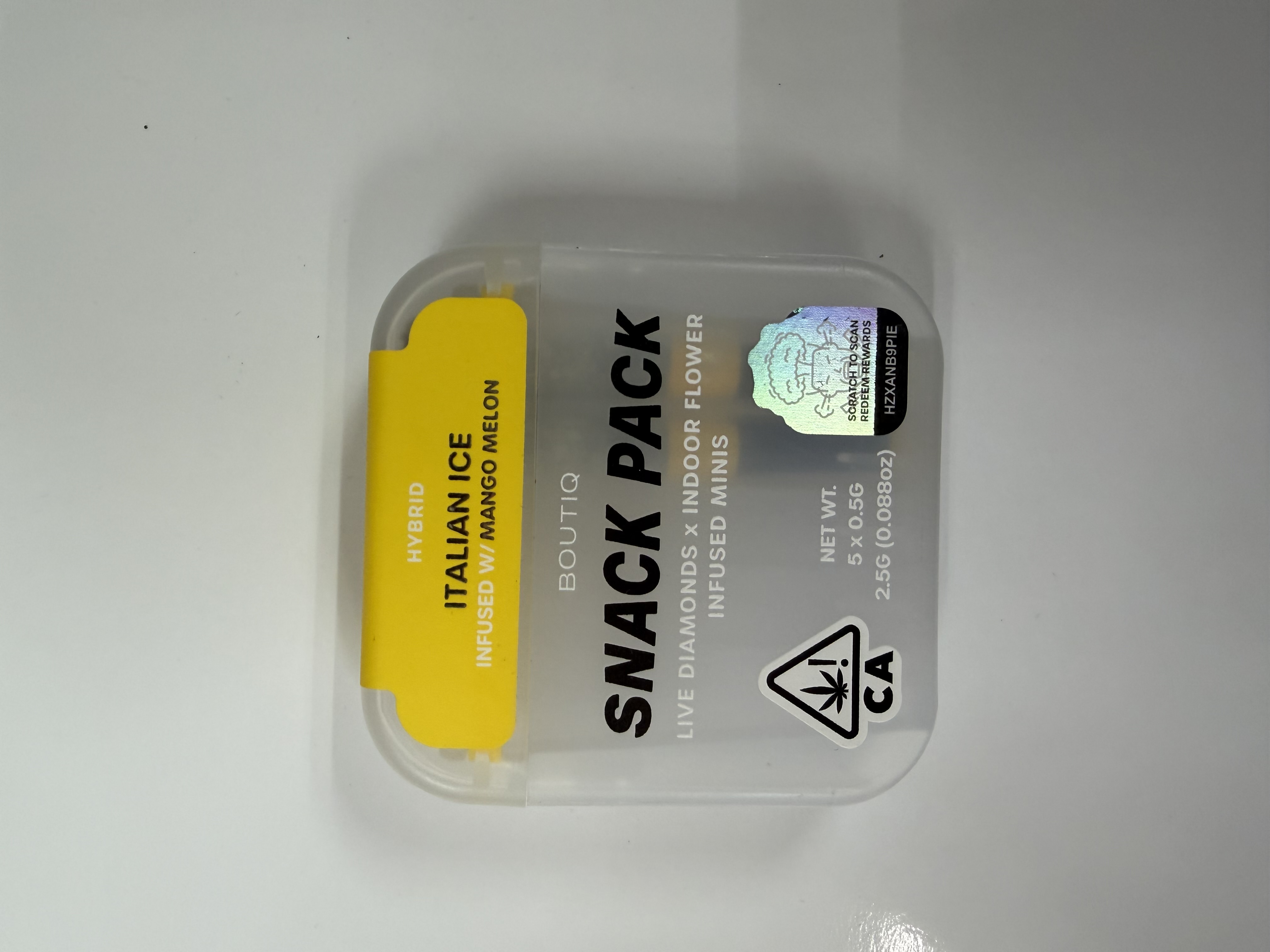 Boutiq Snack Pack (2.5g) – Italian Ice - Cali Canna