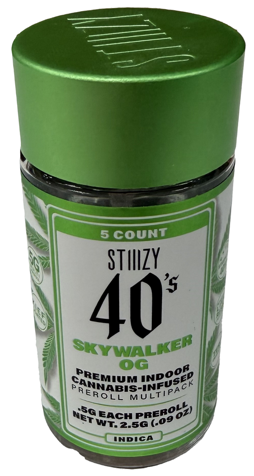 STIIIZY 40’s Skywalker OG Cannabis Infused Pre-Rolls