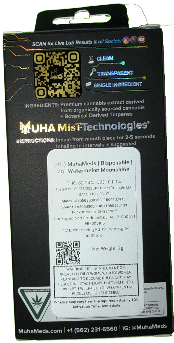 MUHA MEDS All-In-One Watermelon Moonshine