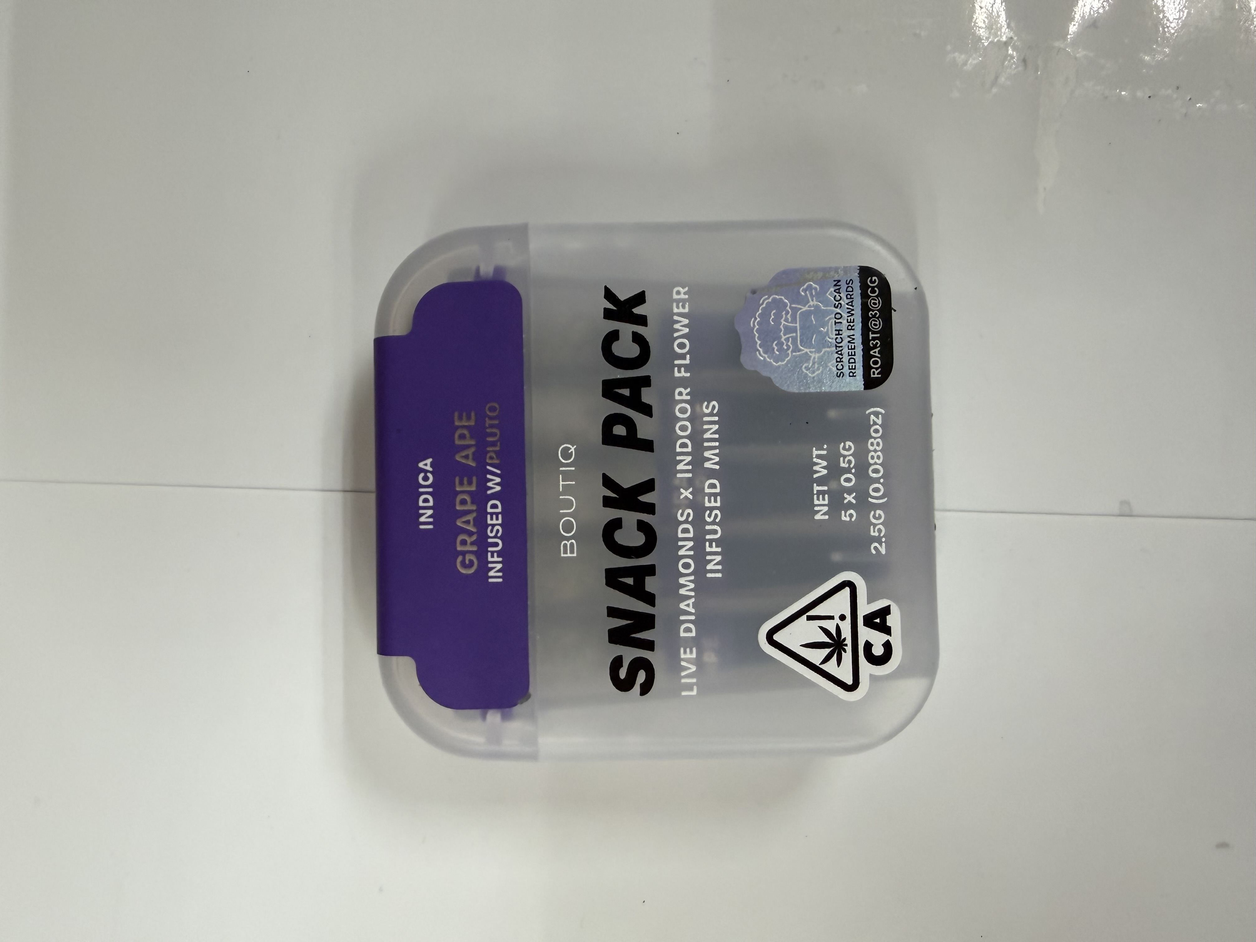 Boutiq Snack Pack (2.5g) – Grape Rape - Cali Canna