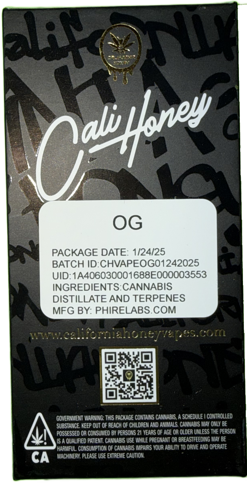 Cali Honey Premium Cannabis Oil