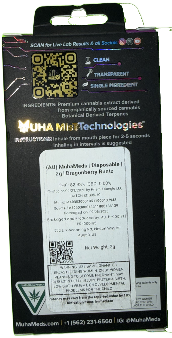 MUHA MEDS All-In-One Dragon Berry Runtz