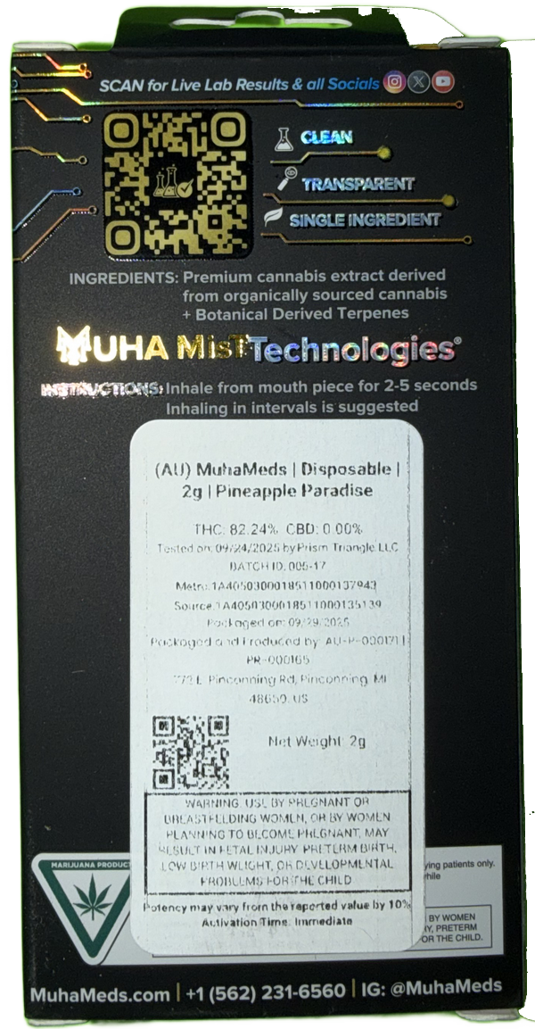 MUHA MEDS All-In-One Pineapple Paradise