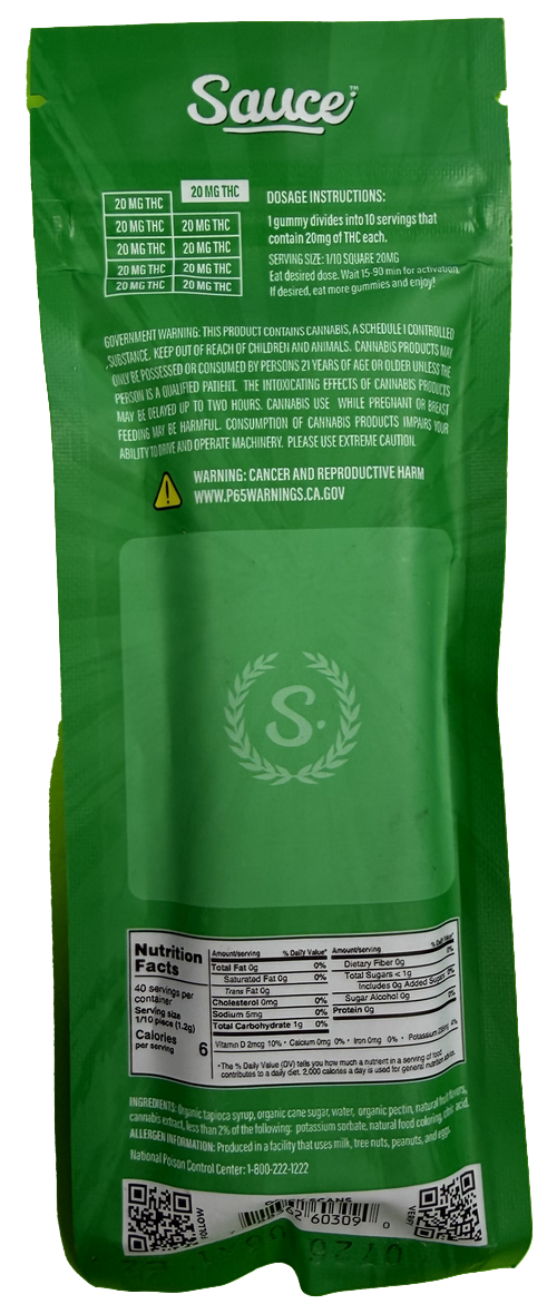 BURSTS Juicy Watermelon Gummy Chews