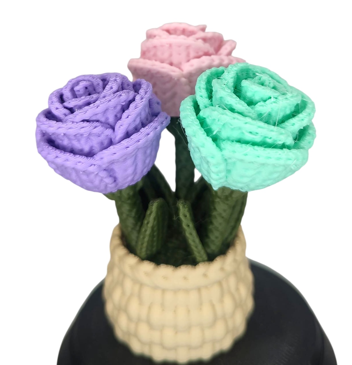 Maceta Rosas Decorativas 