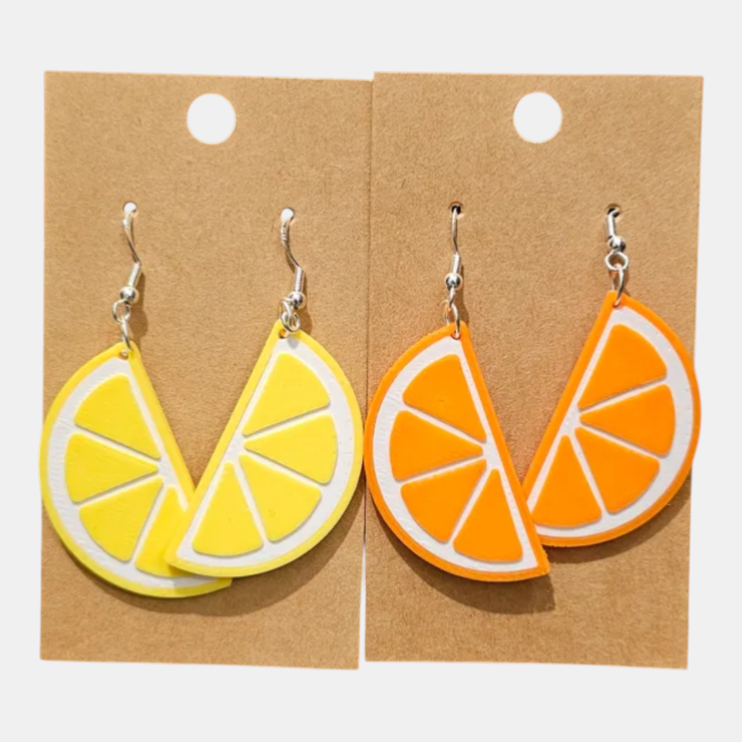 Aretes frutas Cítricas