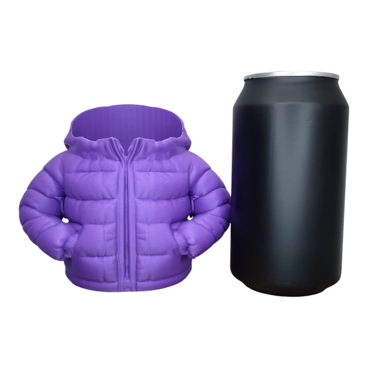 Case contenedor para lata de aluminio de 12 oz tipo sudadera