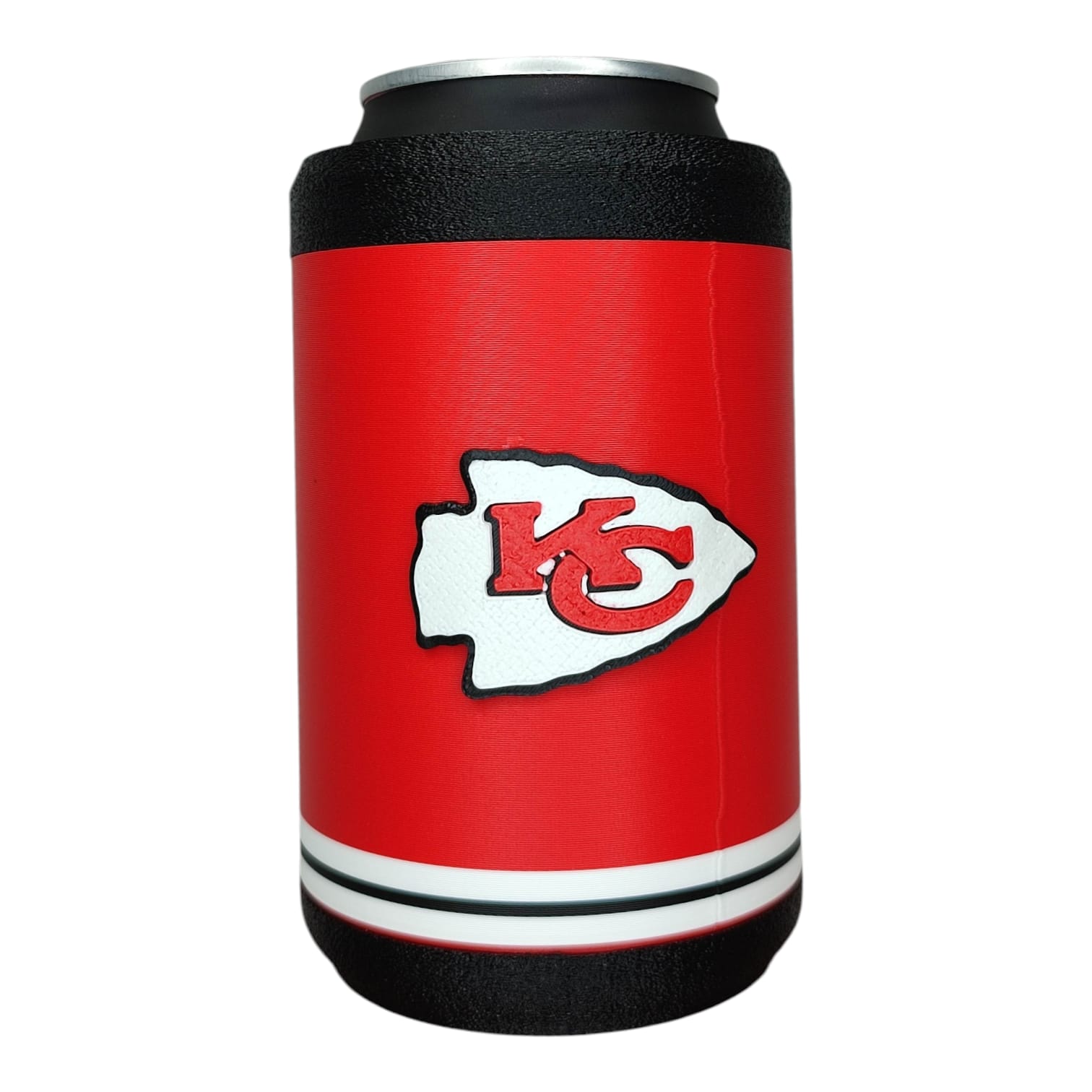 Case contenedor para lata de aluminio de 12 oz Logo kansas city chiefs