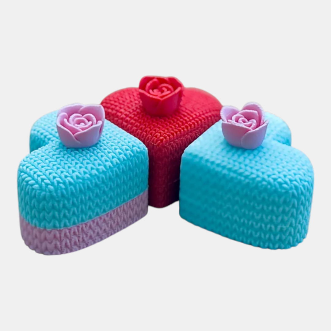 Cajita para anillo corazon