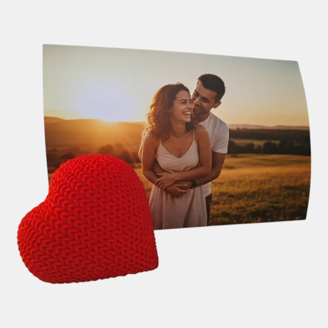 Soporte foto corazón