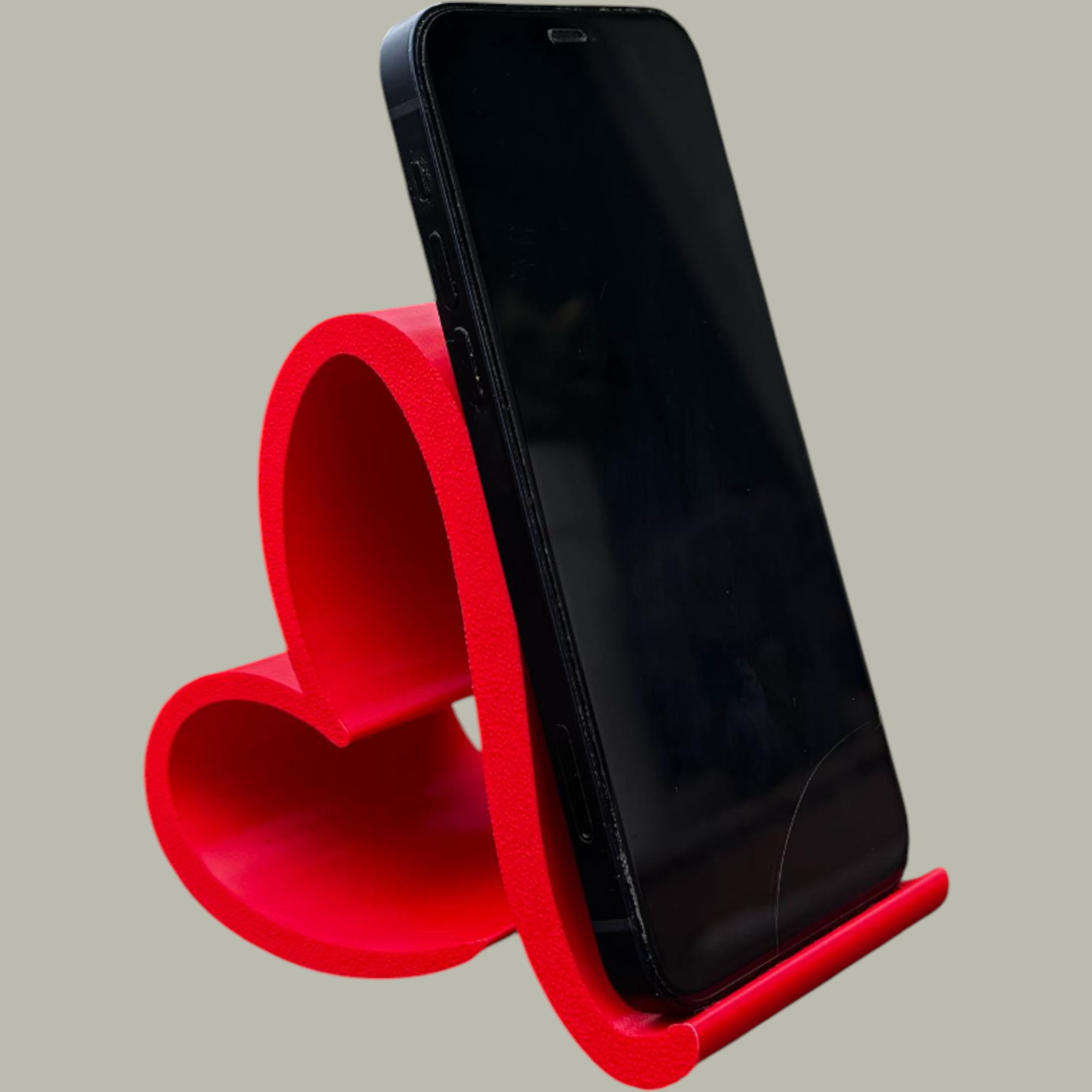 Soporte de celular corazón 