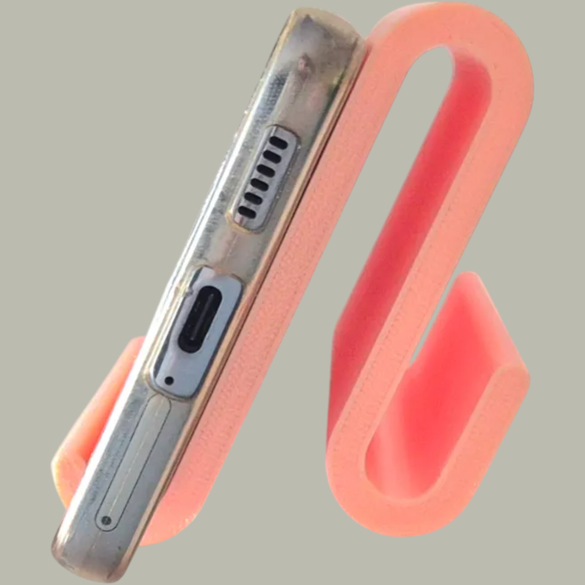 Soporte para celular rosa