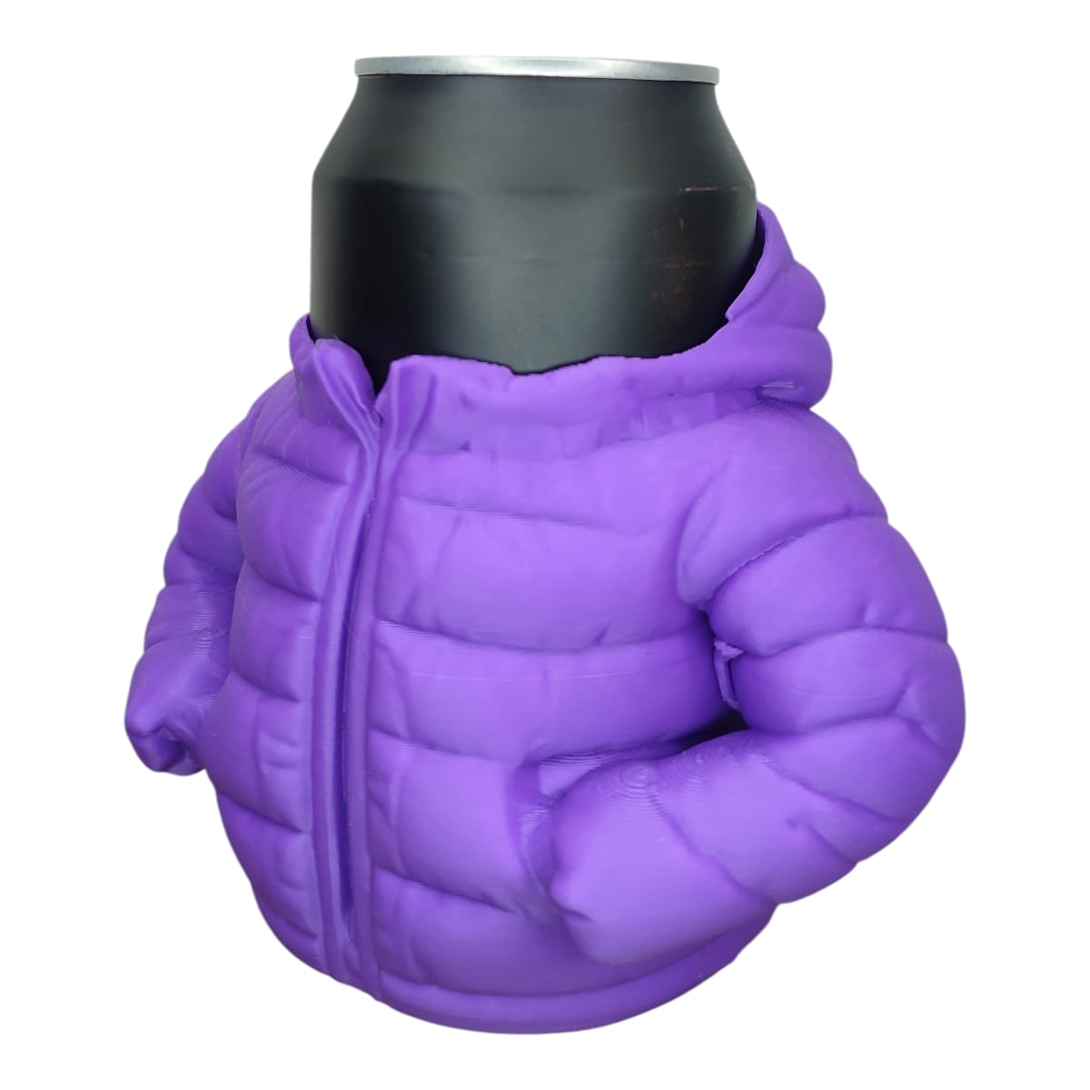 Case contenedor para lata de aluminio de 12 oz tipo sudadera