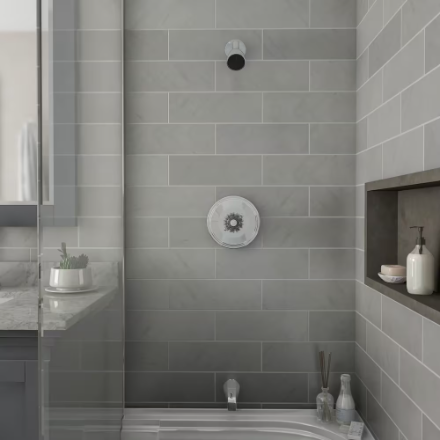 Bathtub - 1 Handle Tub and Shower Set - Chrome