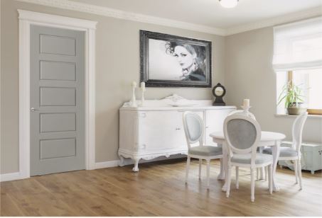 Riverside 5 Panel Horizontal, 2×4 Jamb,  Flush Hollow Core